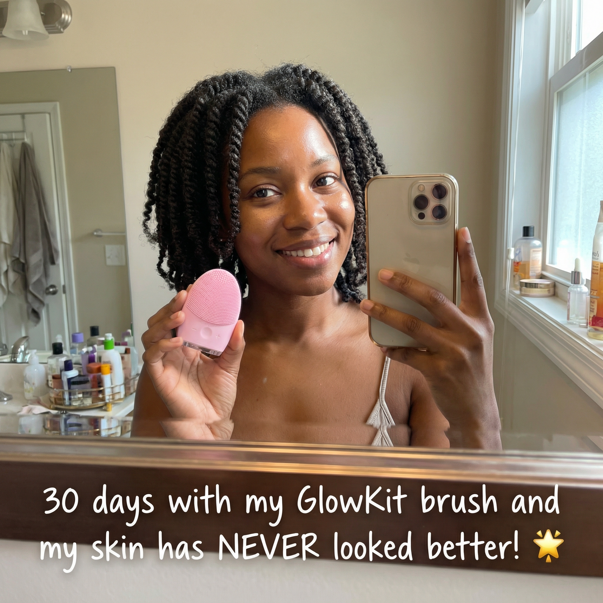 GlowKit -in- Silicone Facial Cleansing Brush